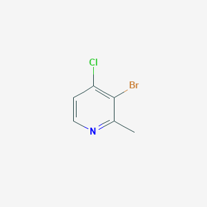molecular formula C6H5BrClN B1522556 3-Bromo-4-chloro-2-methylpyridine CAS No. 1188023-70-2
