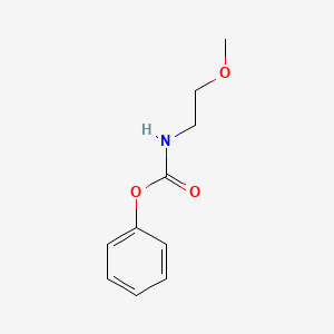 molecular formula C10H13NO3 B15225604 Phenyl 2-methoxyethylcarbamate 