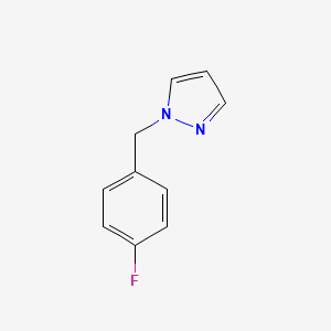 molecular formula C10H9FN2 B1522565 1-(4-fluorobenzyl)-1H-pyrazole CAS No. 500367-31-7