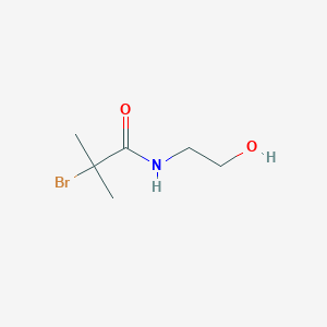 2-Bromo-N-(2-hydroxyethyl)-2-methylpropanamide