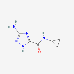 5-amino-N-cyclopropyl-1H-1,2,4-triazole-3-carboxamide