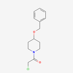 1-[4-(Benzyloxy)piperidin-1-yl]-2-chloroethan-1-one