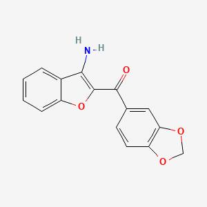 (3-Aminobenzofuran-2-yl)(benzo[d][1,3]dioxol-5-yl)methanone