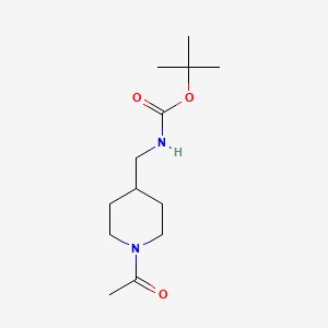 molecular formula C13H24N2O3 B1522591 tert-Butyl [(1-acetylpiperidin-4-yl)methyl]carbamate CAS No. 1286273-14-0