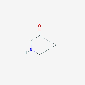 molecular formula C6H9NO B15226045 3-Azabicyclo[4.1.0]heptan-5-one 