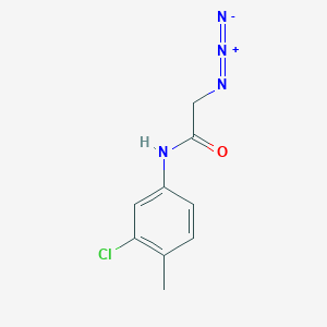 2-azido-N-(3-chloro-4-methylphenyl)acetamide