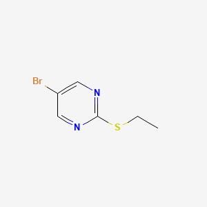 molecular formula C6H7BrN2S B1522611 5-Bromo-2-(ethylthio)pyrimidine CAS No. 859941-10-9