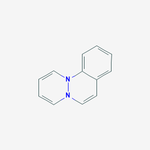 molecular formula C12H10N2 B15226230 Pyridazino[1,2-a]cinnoline 