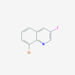 molecular formula C9H5BrIN B1522635 8-Bromo-3-iodoquinoline CAS No. 917251-85-5
