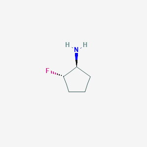molecular formula C5H10FN B15226397 (1S,2S)-2-Fluorocyclopentan-1-amine 