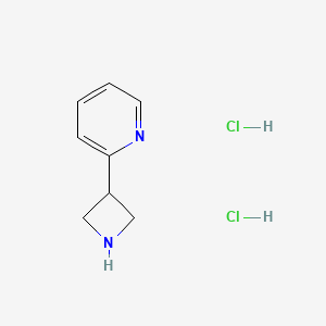 molecular formula C8H12Cl2N2 B1522681 2-(Azetidin-3-yl)pyridine dihydrochloride CAS No. 206446-45-9