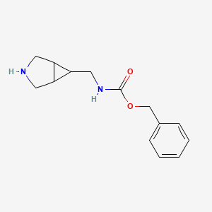 molecular formula C14H18N2O2 B15226862 Benzyl ((3-azabicyclo[3.1.0]hexan-6-yl)methyl)carbamate 