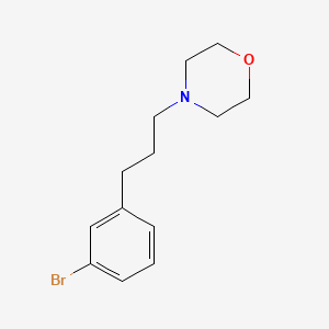 molecular formula C13H18BrNO B1522733 4-(3-(3-Bromophenyl)propyl)morpholine CAS No. 1133116-11-6