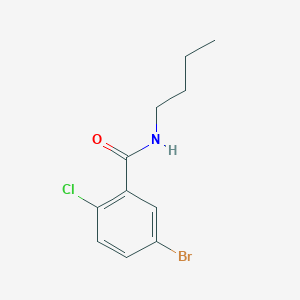 molecular formula C11H13BrClNO B1522742 5-Bromo-N-butyl-2-chlorobenzamide CAS No. 1184623-42-4