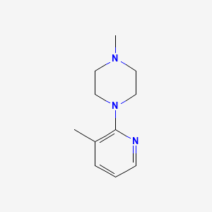 molecular formula C11H17N3 B1522743 1-Methyl-4-(3-methylpyridin-2-YL)piperazine CAS No. 1187386-43-1