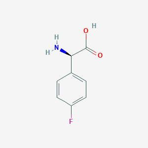 molecular formula C8H8FNO2 B152275 (R)-4-氟苯基甘氨酸 CAS No. 93939-74-3