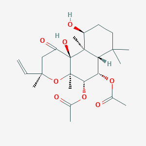 molecular formula C24H36O8 B015228 Forskolin J 