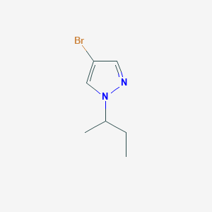 molecular formula C7H11BrN2 B1522839 4-bromo-1-(butan-2-yl)-1H-pyrazole CAS No. 1179304-86-9