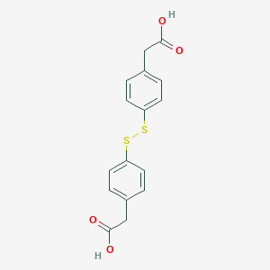 molecular formula C16H14O4S2 B015229 4,4'-Dithiobisphenylacetic Acid CAS No. 5325-76-8
