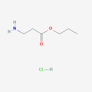 molecular formula C6H14ClNO2 B1522915 Propyl 3-aminopropanoate hydrochloride CAS No. 81440-29-1