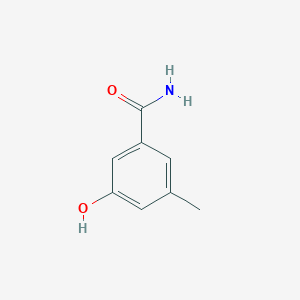 molecular formula C8H9NO2 B15229242 3-Hydroxy-5-methylbenzamide 