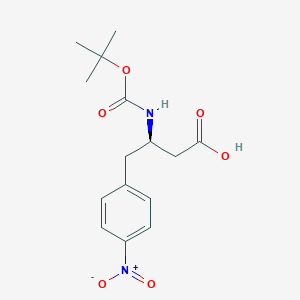 (R)-3-((tert-Butoxycarbonyl)amino)-4-(4-nitrophenyl)butanoic acid