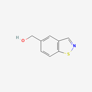 molecular formula C8H7NOS B15229844 Benzo[d]isothiazol-5-ylmethanol 