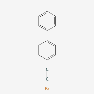 molecular formula C14H9Br B15229945 4-(Bromoethynyl)-1,1'-biphenyl 