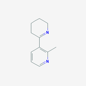molecular formula C11H14N2 B15230022 2'-Methyl-3,4,5,6-tetrahydro-2,3'-bipyridine 
