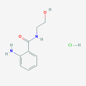 2-amino-N-(2-hydroxyethyl)benzamide hydrochloride