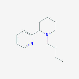 molecular formula C14H22N2 B15230218 2-(1-Butylpiperidin-2-yl)pyridine 