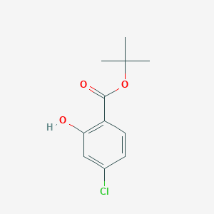 molecular formula C11H13ClO3 B1523024 Tert-butyl 4-chloro-2-hydroxybenzoate CAS No. 1092460-52-0