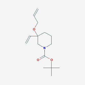 Tert-butyl 3-(allyloxy)-3-vinylpiperidine-1-carboxylate