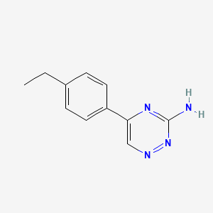 5-(4-Ethylphenyl)-1,2,4-triazin-3-amine