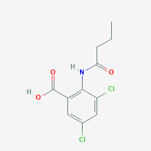 2-Butanamido-3,5-dichlorobenzoic acid