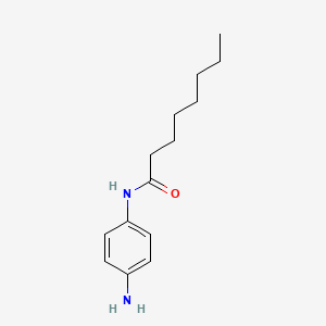 molecular formula C14H22N2O B1523056 N-(4-Aminophenyl)octanamide CAS No. 1020054-78-7