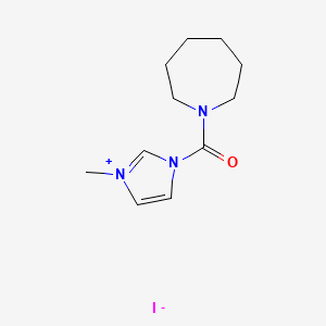 1-(azepane-1-carbonyl)-3-methyl-1H-imidazol-3-ium iodide