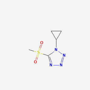 1-cyclopropyl-5-methanesulfonyl-1H-1,2,3,4-tetrazole