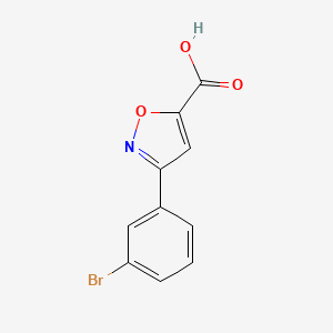 3-(3-Bromophenyl)-1,2-oxazole-5-carboxylic acid