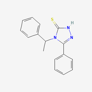 5-phenyl-4-(1-phenylethyl)-4H-1,2,4-triazole-3-thiol