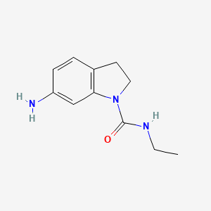 6-amino-N-ethyl-2,3-dihydro-1H-indole-1-carboxamide