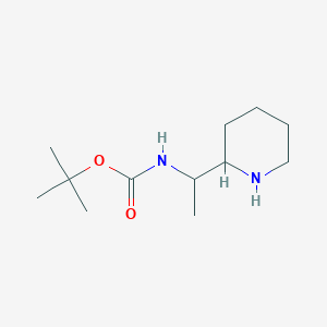 tert-butyl N-[1-(piperidin-2-yl)ethyl]carbamate