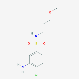 3-amino-4-chloro-N-(3-methoxypropyl)benzenesulfonamide