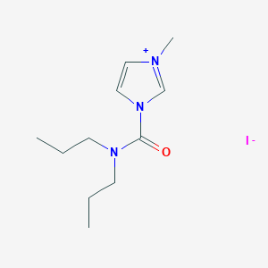 1-(dipropylcarbamoyl)-3-methyl-1H-imidazol-3-ium iodide