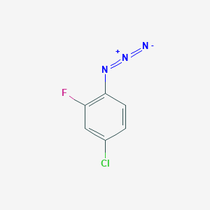 B1523085 1-Azido-4-chloro-2-fluorobenzene CAS No. 864866-27-3