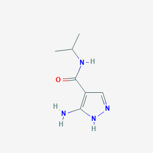 5-amino-N-(propan-2-yl)-1H-pyrazole-4-carboxamide