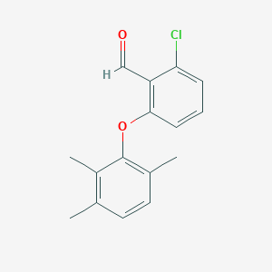 2-Chloro-6-(2,3,6-trimethylphenoxy)benzaldehyde