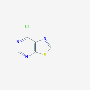molecular formula C9H10ClN3S B15231043 2-(tert-Butyl)-7-chlorothiazolo[5,4-d]pyrimidine 