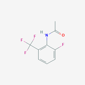 molecular formula C9H7F4NO B15231086 N-(2-Fluoro-6-(trifluoromethyl)phenyl)acetamide CAS No. 88288-08-8