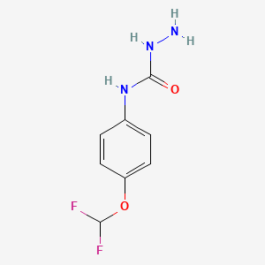 3-Amino-1-[4-(difluoromethoxy)phenyl]urea